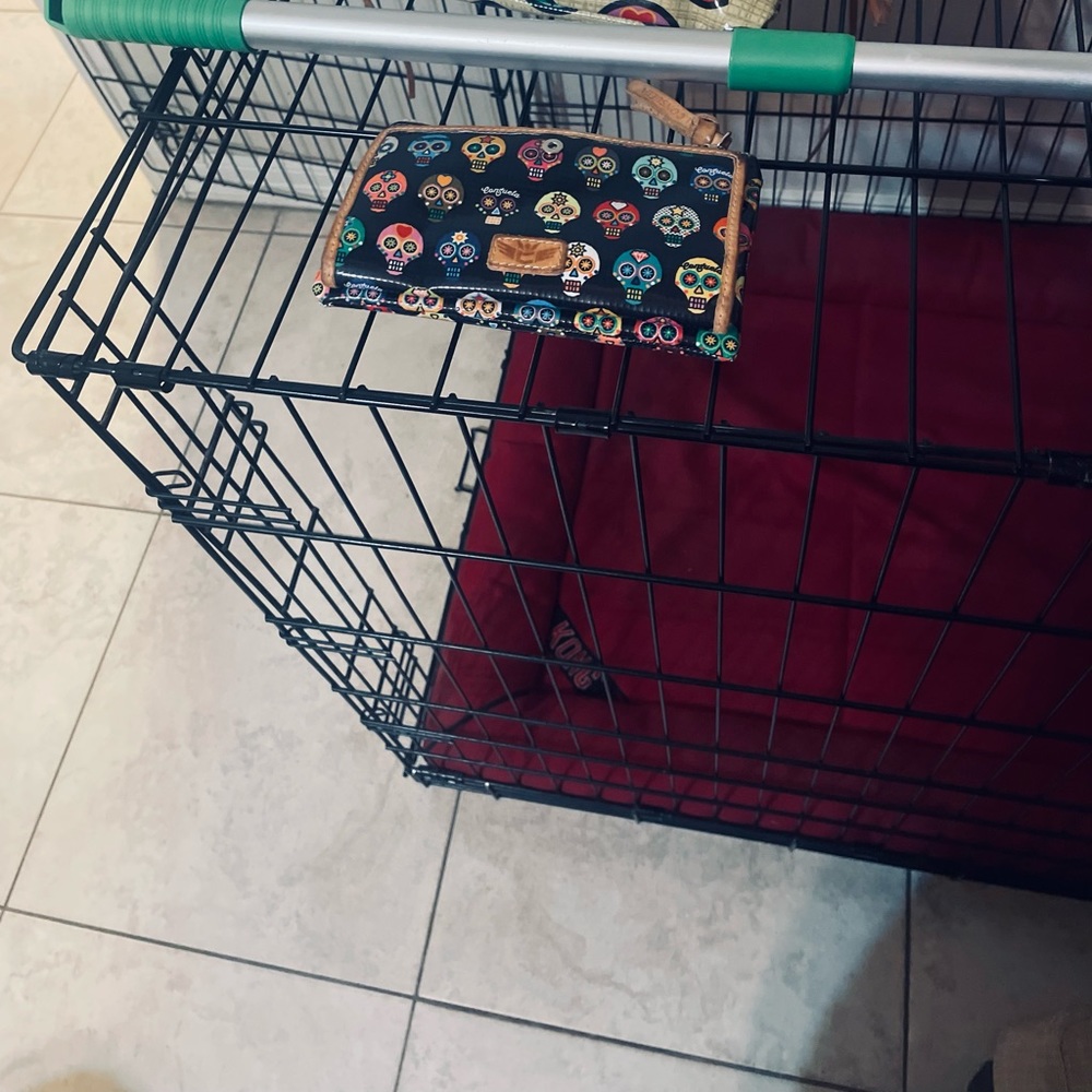 Consuela Black Skull Wallet